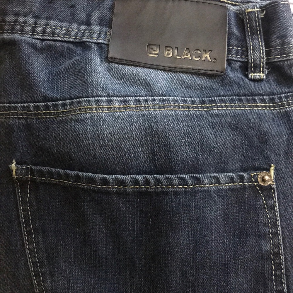 Buckle Black distressed jeans size 36x34 dark wash